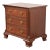 Baker Furniture Georgian Carved Mahogany Bedside Chest, Newly Refinished For Sale