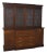 Henkel Harris Breakfront Bar Mahogany Bookcase For Sale