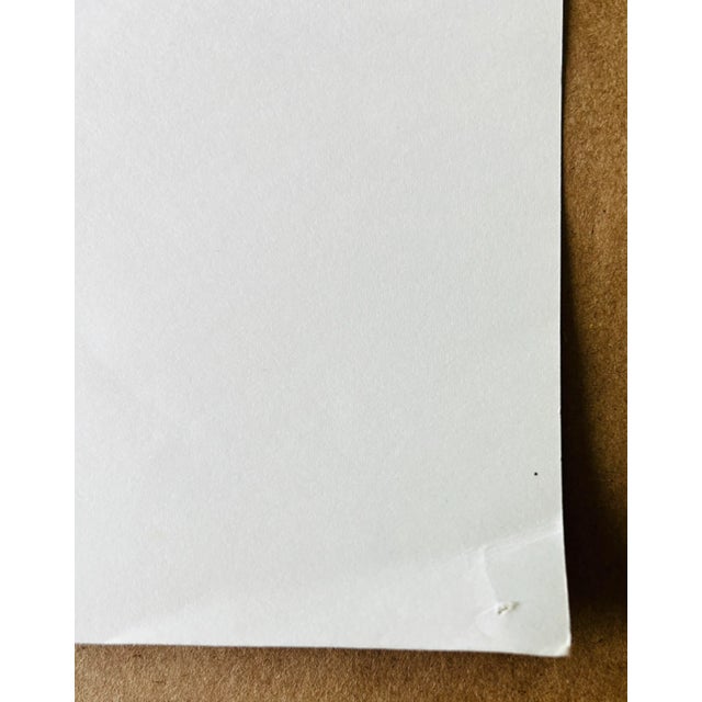 Geometric Abstract Limited Edition Signed Silkscreen Print by Johannes Birkholzer 1973 For Sale - Image 4 of 4