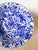 Large Late 20th Century Blue and White Splatterware Enamel Mixing Serving Bowl For Sale In Dallas - Image 6 of 12