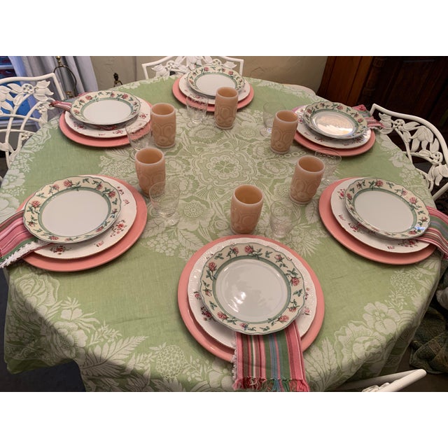 Vintage Wedgwood English Cottage Rose Salad or Dessert Plates Set of 6 For Sale - Image 10 of 12