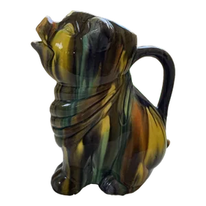 Vintage Slipware Pig Water Jug