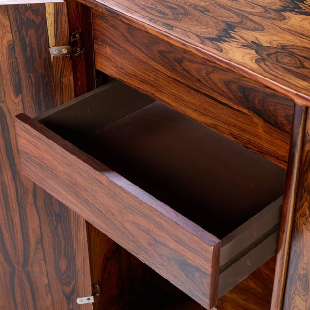 Wood Westnofa Mid Century Danish Rosewood Armoire For Sale - Image 7 of 8