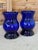 Vintage Hand Blown Cobalt Blue Vases-Pair For Sale - Image 11 of 11