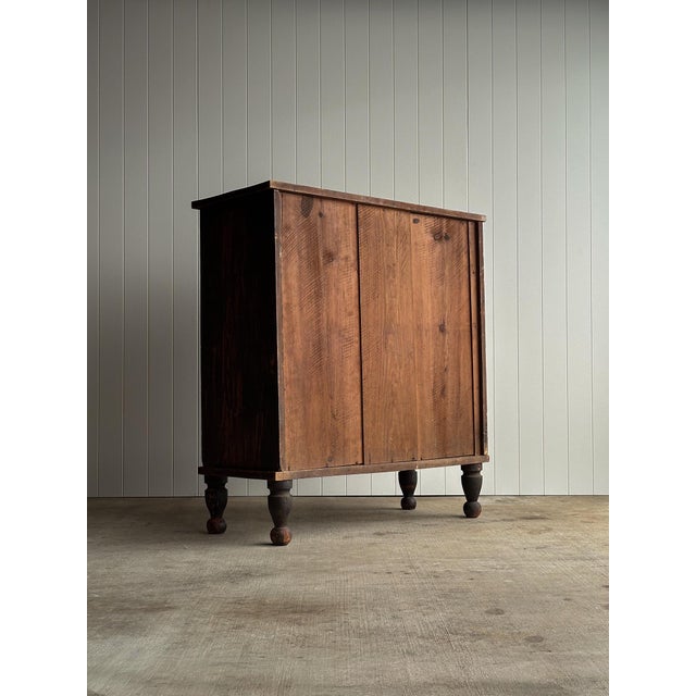 Late 19th Century Antique Painted Pine Chest of Drawers, Original Surface For Sale - Image 17 of 17
