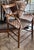 Antique Primitive Bentwood Arm Ladder Back Chair With Original Woven Splint Seat For Sale - Image 4 of 10