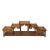 This is an oriental small tabletop curio display stand/easel with light brown color. Dimensions: w23.25" x d4.5"x h8" (...