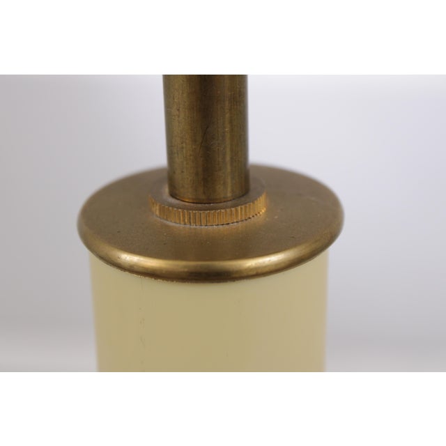 1990s 1990s Visual Comfort Brass Base Candlestick Lamps - a Pair For Sale - Image 5 of 12