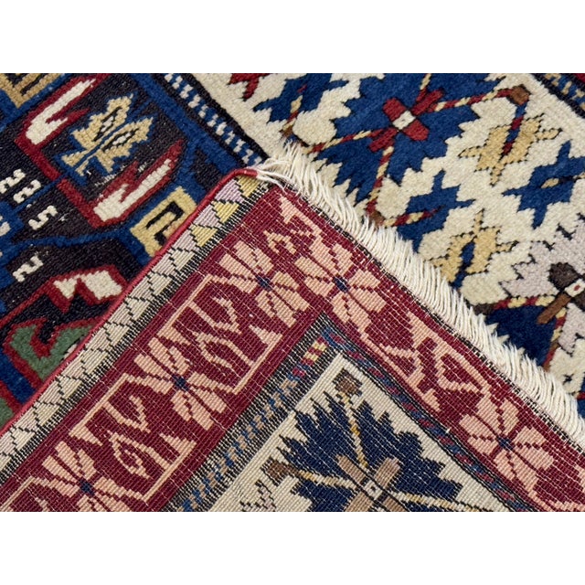 Textile Antique Kuba Zehour Rug 2’11" X 5’5” For Sale - Image 7 of 7