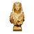 1990s Gilded Egyptian Pharaoh Bust For Sale