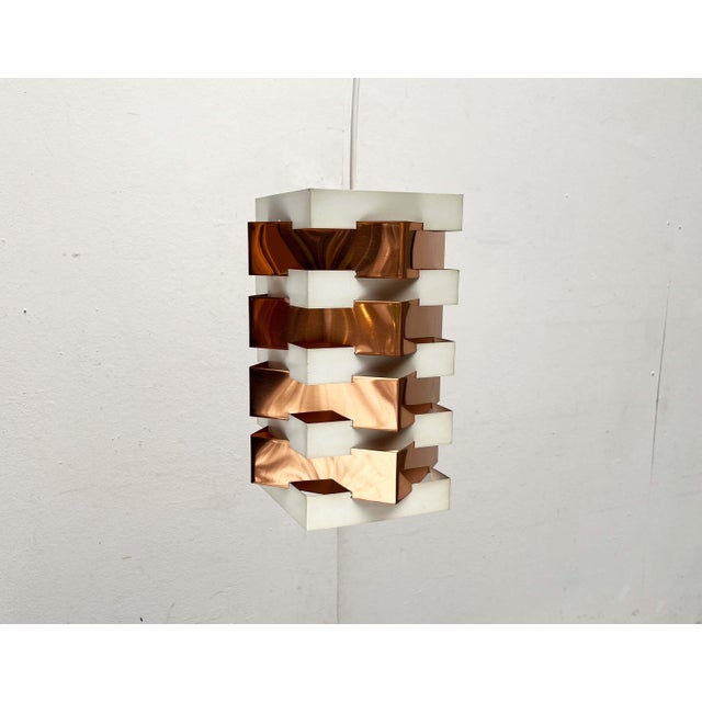 Mid-Century Modern Dutch Star Light Pendant Lamp by J.J.M. Hoogervorst for Anvia, 1960s For Sale - Image 18 of 18