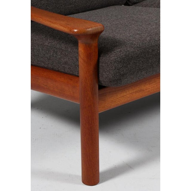 1960s Three-Seater Sofa in Teak by Juul Kristensen, Denmark, 1960s For Sale - Image 5 of 8
