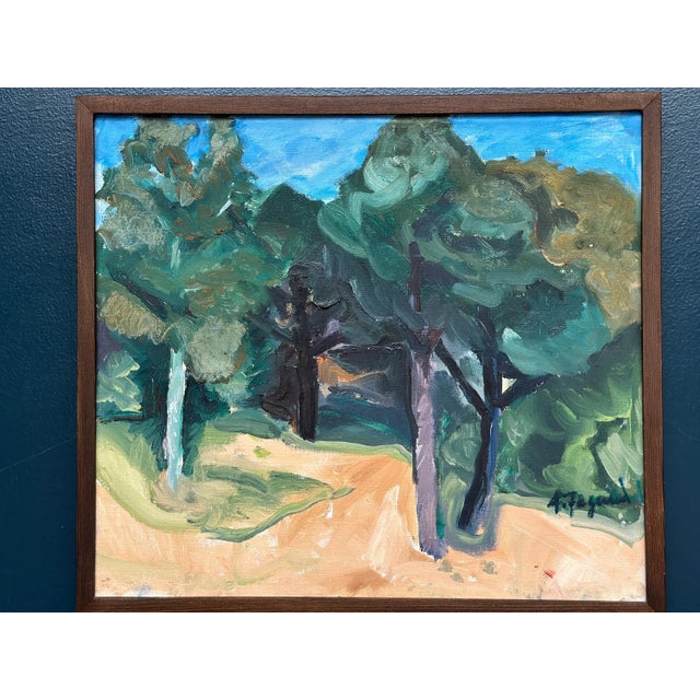 Asta Fagerlund, Gläntan, 1987, Oil on Canvas, Framed For Sale - Image 13 of 14