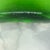 Art Deco Green Glass Water Bottle Circa 1930 For Sale - Image 3 of 4