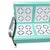 MCM Woodard Style 3 Seat Steel & Aluminum Scrolling Garden Sofa Bench - 2 Available For Sale - Image 9 of 11