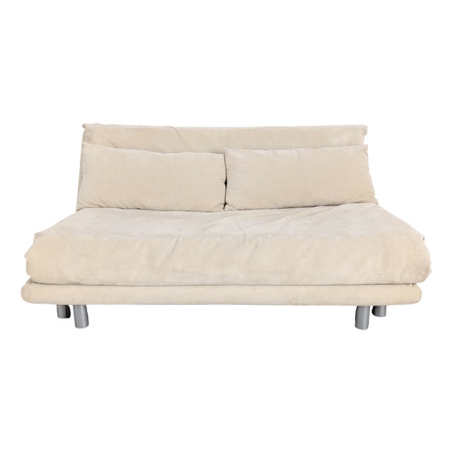 Multy Sofa Bed in Suede and Beige from Ligne Roset For Sale