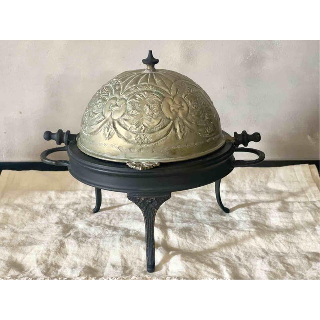 Vintage Moroccan Wabi-Sabi Retractable Food Warmer, 1970s For Sale - Image 9 of 9
