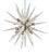 Sputnik Pendant Light with 31 Transparent and Nickel Murano Glass Tips from Justfurnituress SRL For Sale