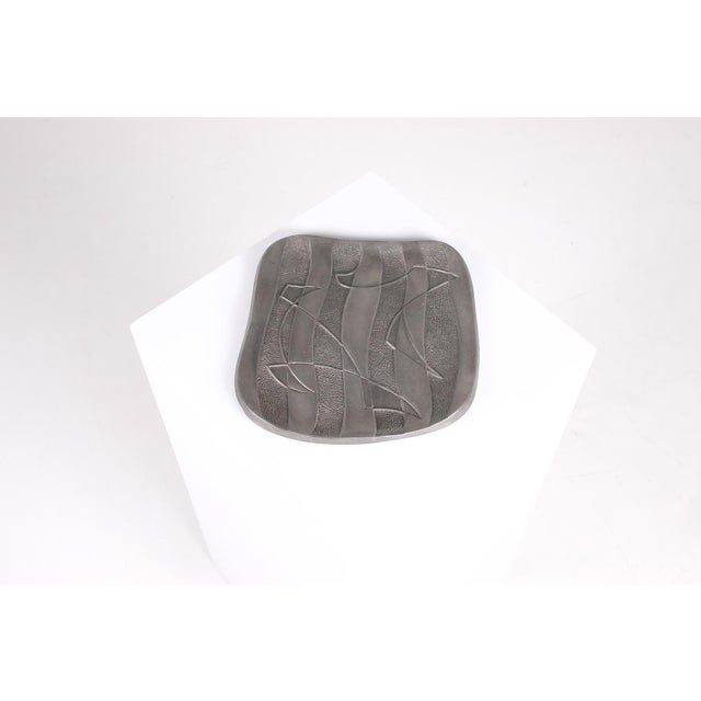 Pewter Trinket Tray by Eva Herbiet & Freddy Wybaux, 1950s For Sale - Image 4 of 7