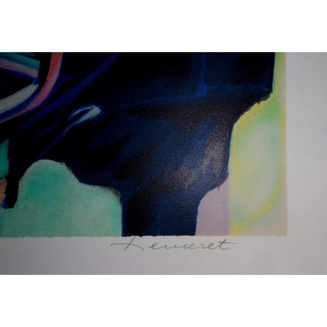 Modern Claude Hemeret, Piano et partitions, Lithograph For Sale - Image 3 of 8