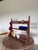 Primitive Folk Art Sculptural Wall Shelf in Red Paint For Sale - Image 17 of 18