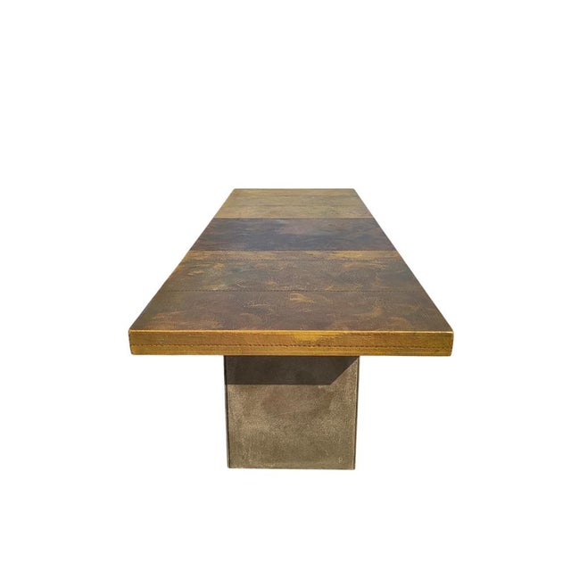 Mid-Century Modern Large Rectangular Sculptural Copper Table by Lorenzo Burchiellaro, 1960s For Sale - Image 3 of 16