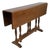 1950s Traditional Americana Maple Drop Leaf Gate Leg Dining Table. For Sale