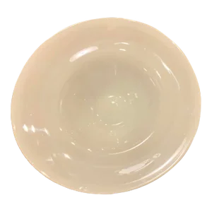 Jaime Young Modern White Glass Charger
