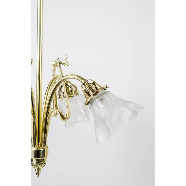 Art Noveau Chandelier, 1908 For Sale - Image 4 of 13