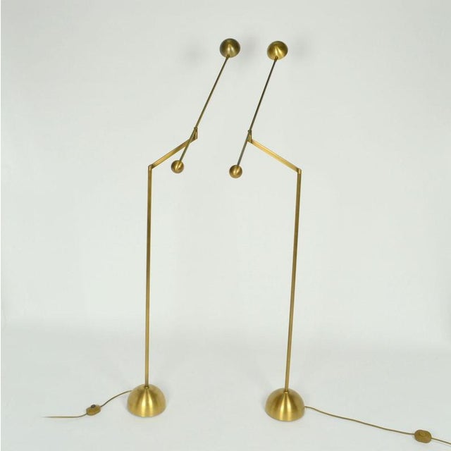 Chrome Counter Balance Floor Lamp, 1970s For Sale - Image 4 of 16