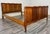 Vintage French Double Bed with Frame in Oak For Sale - Image 5 of 8
