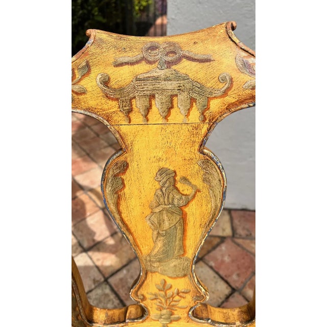 Wood Late 1800s Italian Side Chairs- a Pair For Sale - Image 7 of 10