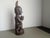 Vintage African Wooden Horned Figure Sculpture Tribal Art Hand Carved Wood Statue, 1970 For Sale - Image 3 of 9