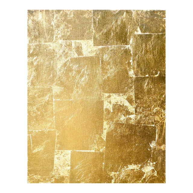 Gold Leaf Contemporary Painting "Gold" by Martha Holden For Sale