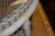 Franco Albini Franco Albini Style Weathered Gray Fish Basket Wicker Rattan Bamboo Glass Top Table For Sale - Image 4 of 18