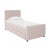 Boho Chic Angela Blush Trundle Bed in Twin For Sale - Image 3 of 8