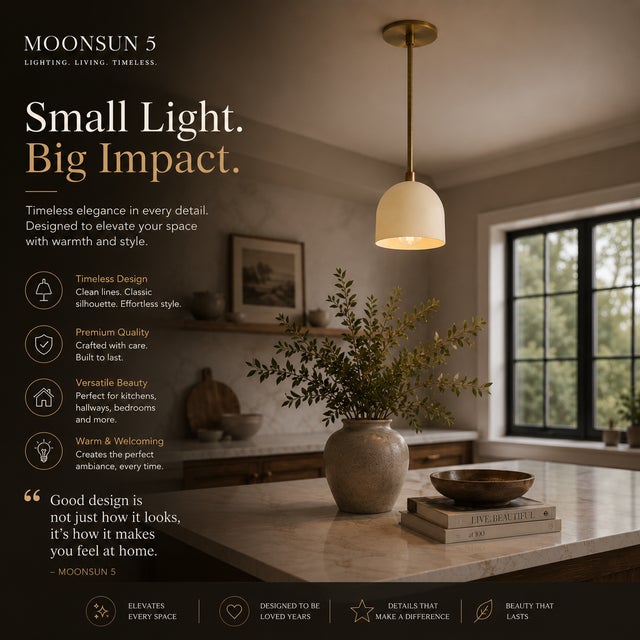 Minimalist Dome Pendant Light, Brass Kitchen Island Lighting, Modern Ceiling Hanging Lamp, Brass Pendant Fixture, E26 E27 Custom Drop Light For Sale - Image 9 of 11