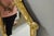 Vintage Italian Neoclassical Style Cream & Gold Gilt Carved Wood Wall Mirror For Sale - Image 11 of 16