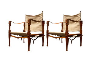 Set of Mid-Century Safari Chairs by Gerd Lange for Bofinger, 1960s