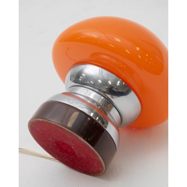 Mid-Century Modern Mushroom Table Lamp, 1970s For Sale - Image 3 of 4