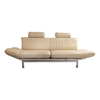 DS 140 Sofa in Leather by Reto Frigg for de Sede, 1980s For Sale