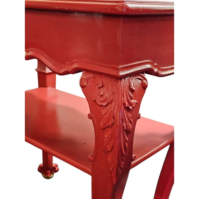 Wood Neo Baroque Wooden Parlor Table, 1890s For Sale - Image 7 of 17