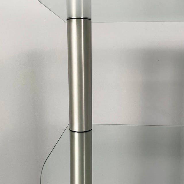 Silver Modern Japanese Record Player Coffee Table from Rotel Project, 1994 For Sale - Image 8 of 15