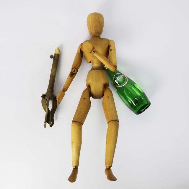 Vintage Articulate Artist's Mannequin For Sale - Image 4 of 4