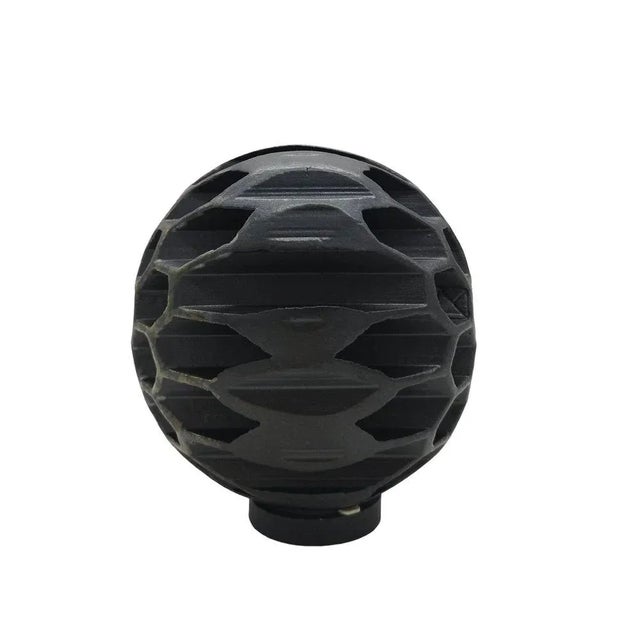 Anthracite Ceramic Sphere Sculpture by Alessio Tasca, Italy, 1960s For Sale - Image 3 of 10