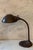 Antique Art Nouveau cast iron gooseneck desk lamp made in Decatur, IL for Faries Fosteria. Gooseneck is adjustable. Makers...
