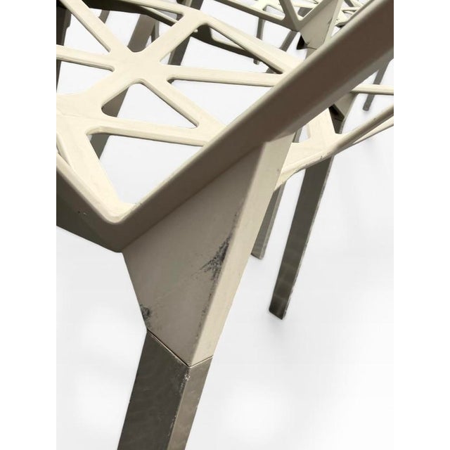 Vintage Off-White Chairs by Konstantin Grcic for Magis, Set of 10 For Sale - Image 9 of 13