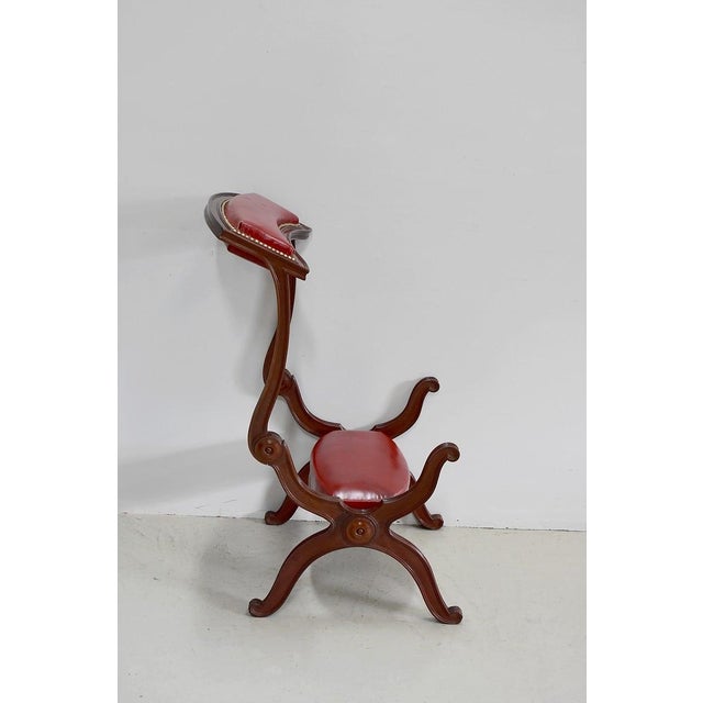 Charles X Style Prie-Dieu Armchair, 19th Century For Sale - Image 9 of 18
