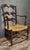 Armchair in Wood with Woven Straw Seat For Sale - Image 4 of 7
