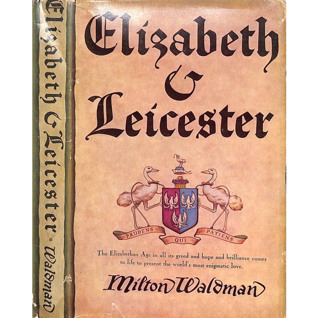 "Elizabeth & Leicester" Book 1945 Waldman, Milton For Sale